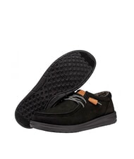 HEY DUDE WALLY Scarpa mocassino in pelle nero - Scarpe Uomo - 6