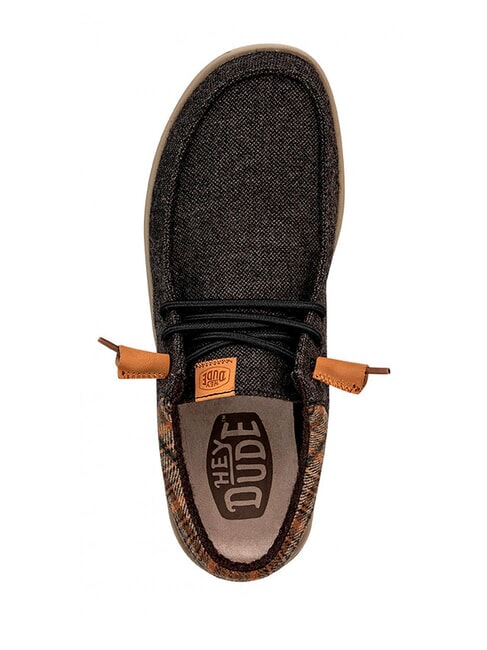 WALLY Scarpa slip-on in lana brown - Scarpe Uomo