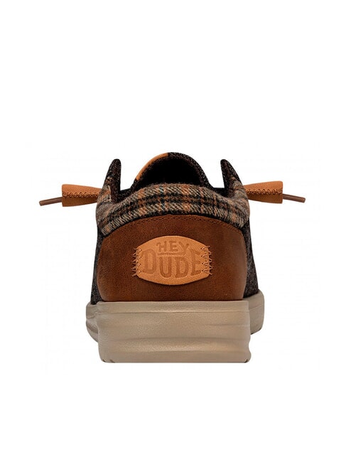 WALLY Scarpa slip-on in lana brown - Scarpe Uomo