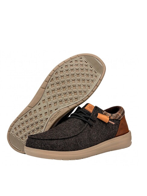 WALLY Scarpa slip-on in lana brown - Scarpe Uomo