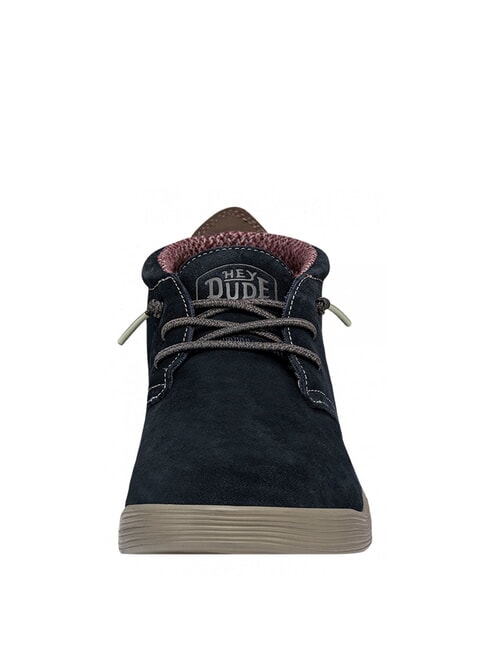 JO Scarpa polacchino in pelle suede ocean blue - Scarpe Uomo