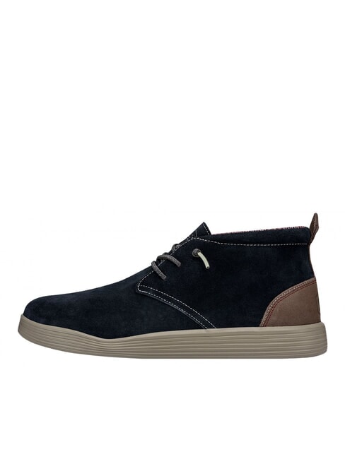 JO Scarpa polacchino in pelle suede ocean blue - Scarpe Uomo