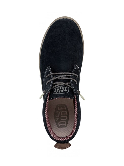 JO Scarpa polacchino in pelle suede ocean blue - Scarpe Uomo