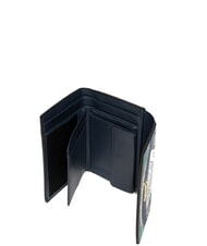 GATTINONI PLANETARIUM Portafoglio medio con flap acquamarine/navy - Portafogli Donna - 2