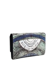 GATTINONI PLANETARIUM Portafoglio medio con flap acquamarine/navy - Portafogli Donna - 3