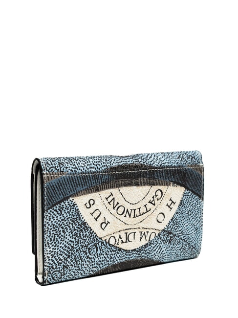 PLANETARIUM Portafoglio medio con flap luna/ white - Portafogli Donna