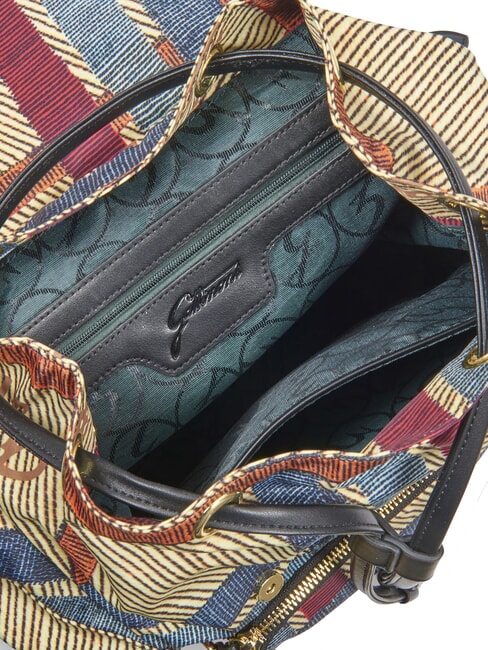 PLANETARIUM Zainetto check/black - Borse Donna