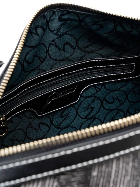 PLANETARIUM Borsa bauletto con tracolla monocromat.black/black - Borse Donna