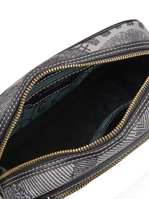 PLANETARIUM Borsa a tracolla con tasca monochrom lt grey/ black - Borse Donna