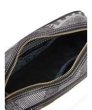 GATTINONI PLANETARIUM Borsa a tracolla con tasca monochrom lt grey/ black - Borse Donna - 3