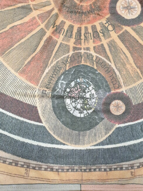 PLANETARIUM Sciarpa in misto lana printed classic - Sciarpe