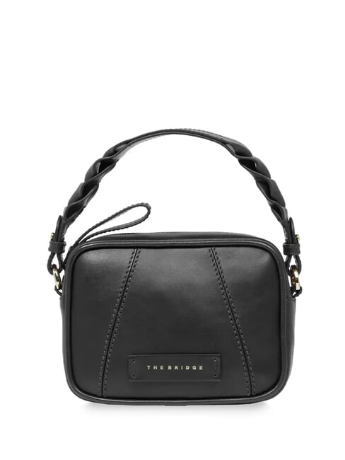 BRIGIDA  Mini Bag a mano, con tracolla Nero Oro - Borse Donna
