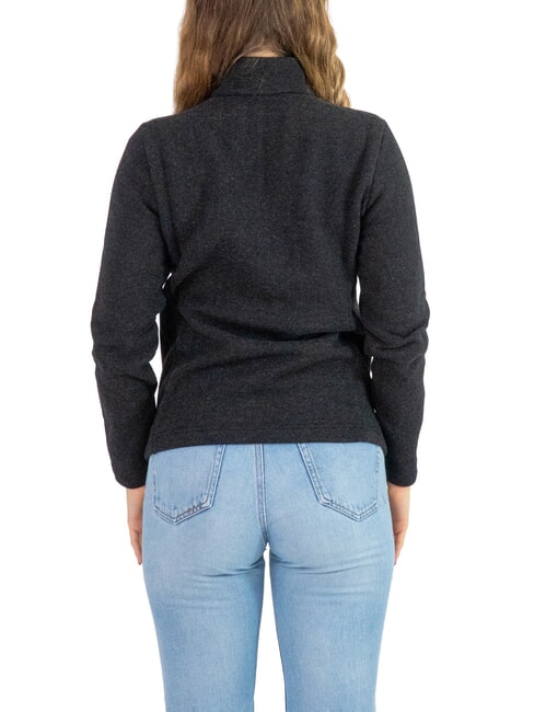 SCI PURE Felpa termica collo alto full zip black - Felpe Donna