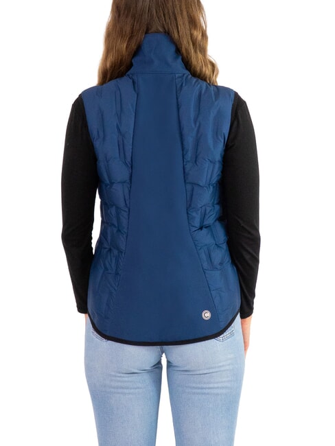 SCI ETERNITY Gilet donna imbottito a collo alto airforce-airforce - Gilet Donna