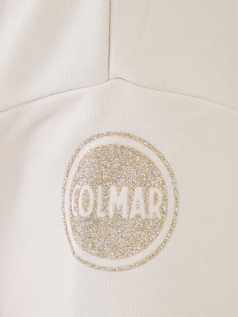 CONNECTIVE Felpa cut-out schiena e dettagli glitter porcelain - Felpe Donna