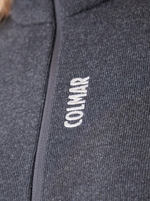 SCI PURE Felpa termica collo alto full zip black - Felpe Donna