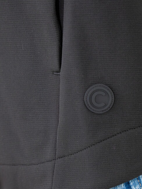 COMMUTER Felpa donna a collo alto con zip black - Felpe Donna