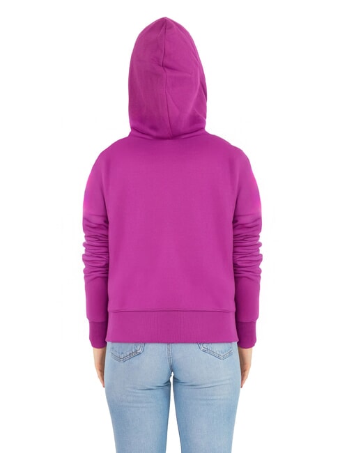 STUNNING Felpa full zip con cappuccio e pinces popstar - Felpe Donna