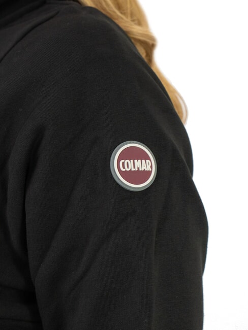 CONNECTIVE Felpa full zip a collo alto black - Felpe Donna