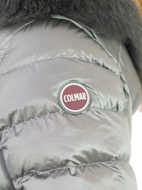 FRIENDLY Piumino media lunghezza con cappuccio dark steel-dark stee - Piumini Donna