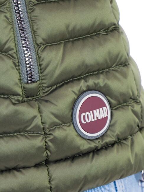 DELUXE Gilet imbottito collo alto darkmud - Gilet Donna