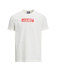 DIESEL T-JUST Maglietta in cotone white - T-shirt Uomo - 3