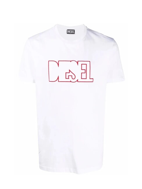 T-DIEGOR T-Shirt in cotone white - T-shirt Uomo
