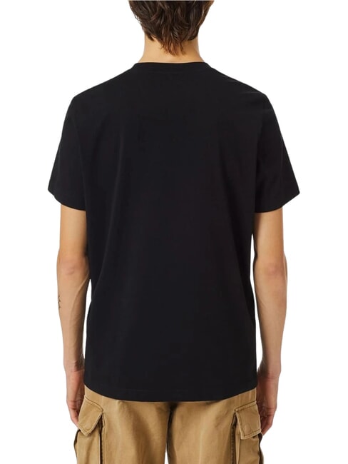 T-DIEGOR Maglietta in cotone black - T-shirt Uomo