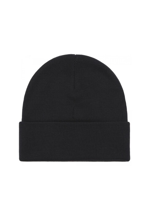 BEANIE Berretto con logo ricamato nero - Cappelli