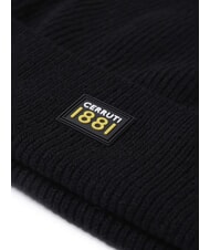 CERRUTI BEANIE Berretto a coste in misto lana nero - Cappelli - 3