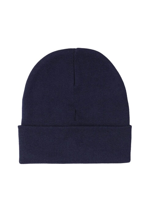 BEANIE Berretto con logo ricamato blue - Cappelli
