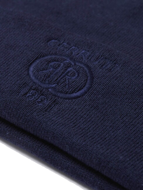 BEANIE Berretto con logo ricamato blue - Cappelli