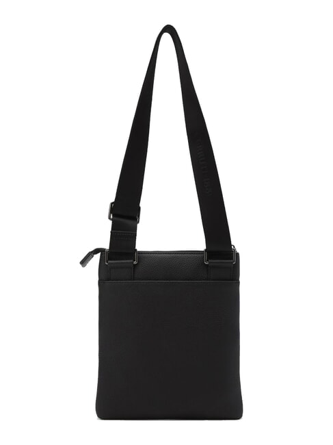 MADDOX Borsello piatto in pelle multitasche nero - Tracolle Uomo