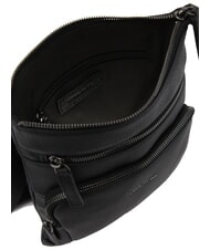 CERRUTI MADDOX Borsello piatto in pelle multitasche nero - Tracolle Uomo - 6