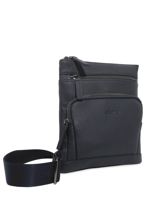 MADDOX Borsello piatto in pelle multitasche blue - Tracolle Uomo