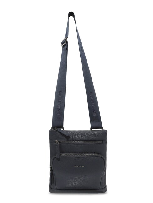 MADDOX Borsello piatto in pelle multitasche blue - Tracolle Uomo