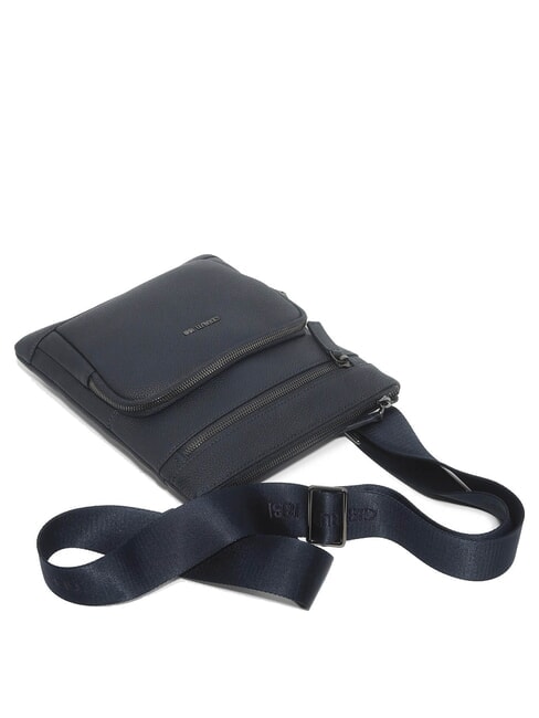 MADDOX Borsello piatto in pelle multitasche blue - Tracolle Uomo