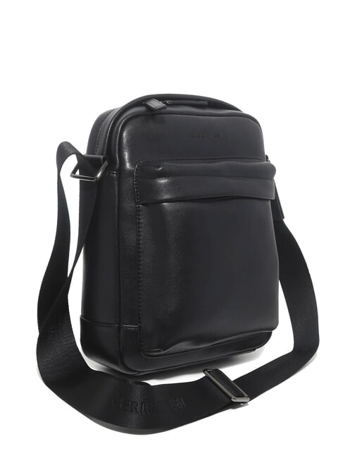 BRAD Borsello in pelle con tasca nero - Tracolle Uomo