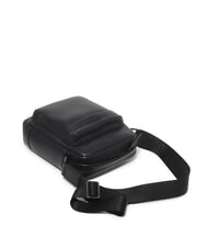 CERRUTI BRAD Borsello in pelle con tasca nero - Tracolle Uomo - 6