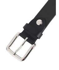 CERRUTI LOGO EMBOSSED Cintura accorciabile in pelle - Cinture