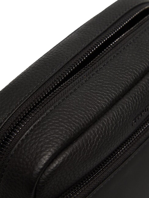 SCOTT Borsello in pelle nero - Tracolle Uomo