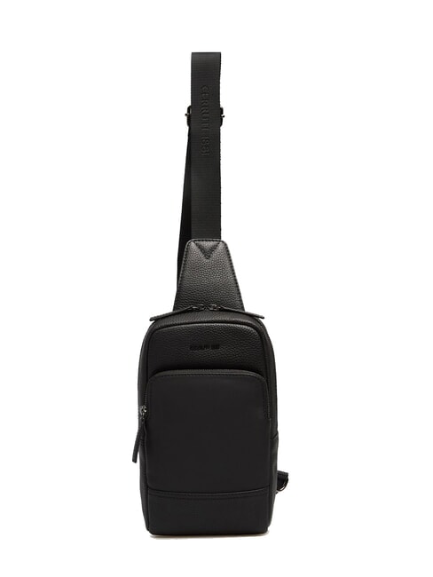 SCOTT Borsello in pelle con tasca nero - Tracolle Uomo