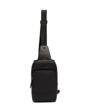 CERRUTI SCOTT Borsello in pelle con tasca nero - Tracolle Uomo - 4