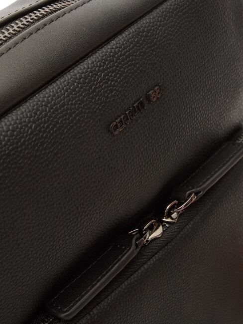 JEREMY Borsello in pelle con tasca nero - Tracolle Uomo