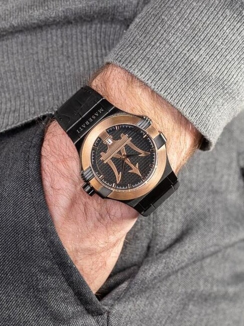 POTENZA Orologio con datario Nero - Orologi