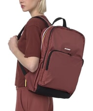 KWAY GIZY Zaino in nylon porta pc 15" red syrah - Zaini da lavoro porta PC - 4