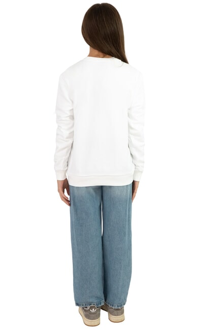 CONNECTIVE Felpa a girocollo white - Felpe Bambini