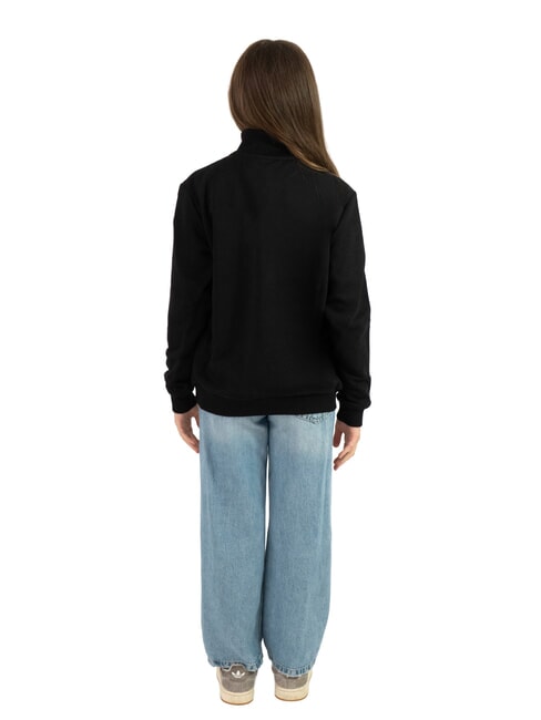 CONNECTIVE Felpa collo alto half zip black - Felpe Bambini