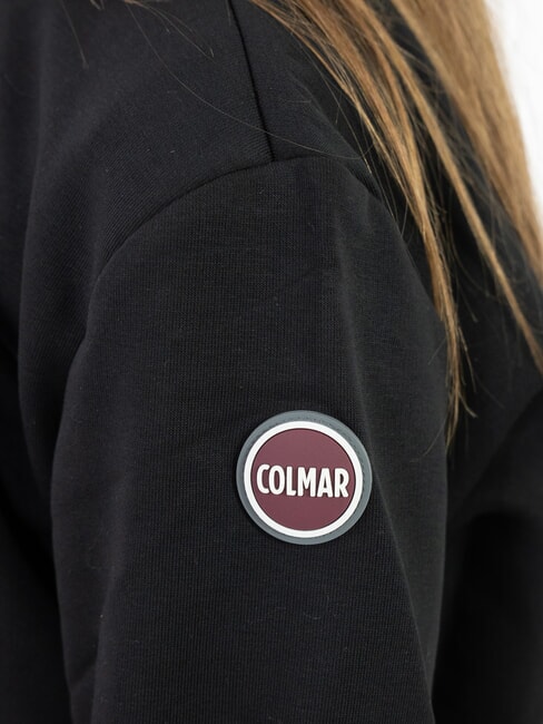 CONNECTIVE Felpa collo alto half zip black - Felpe Bambini