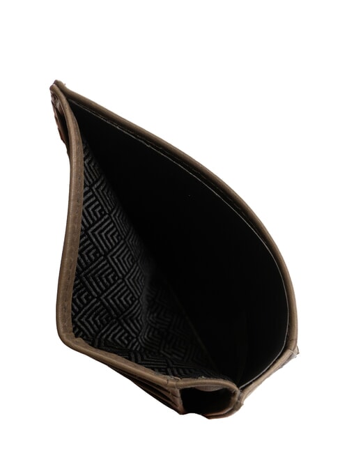 STELVIO Portacard piatto in pelle GRIGIO - Portafogli Uomo